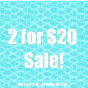 🤩 2 for 20 Sale! 🤩